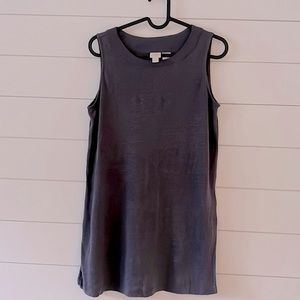 Catherine Malandrino Size XS Linen Tunic Sleeveless Scoop Neck